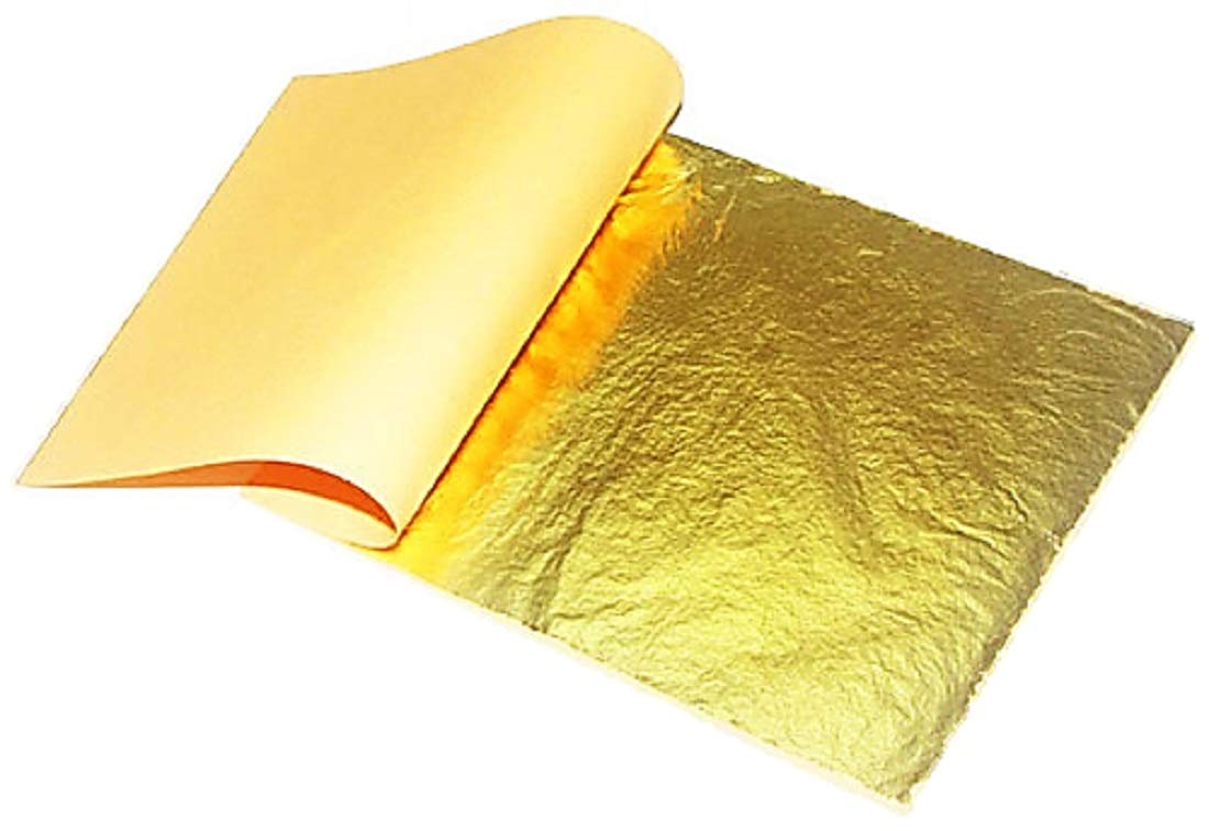 L A Gold Leaf Loose Type 23k Edible Gold 25 Sheets Amazon In Health Personal Care
