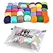 WOWOSS 36 Colors Needle Felting Wool, Felting Kit, Wool Felting Tool Kit with Felting Needles, Wool Roving Needle Felting Starter Kit Beginners, Wool Roving Starter Felting Kit for DIY Arts & Crafts