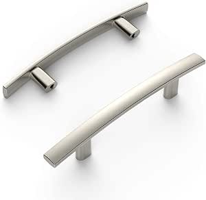 thumbnail image 2 of Amerdeco 10 Pack Brushed Satin Nickel Knurled Cabinet Knobs Round Kitchen Cabinet Pulls For... 2 of 9
