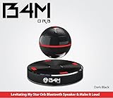 B4M ORB-Dark Black Portable Wireless Bluetooth 4.1 Floating Sound Levitating Maglev Speaker (NFC)