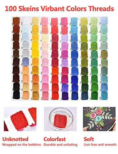 5 Embroidery+Premium+Rainbow+Bobbins+Organizer