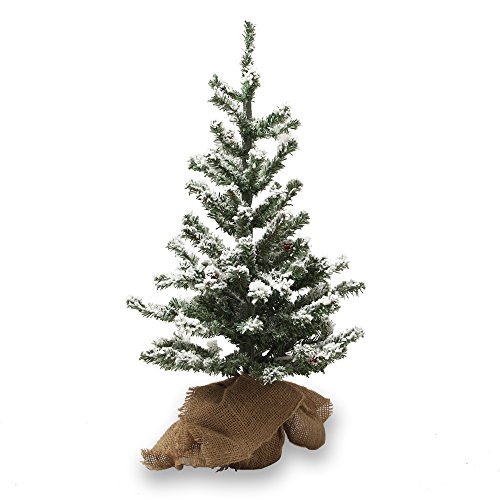 26 inch small artificial christmas tree snow tree with …