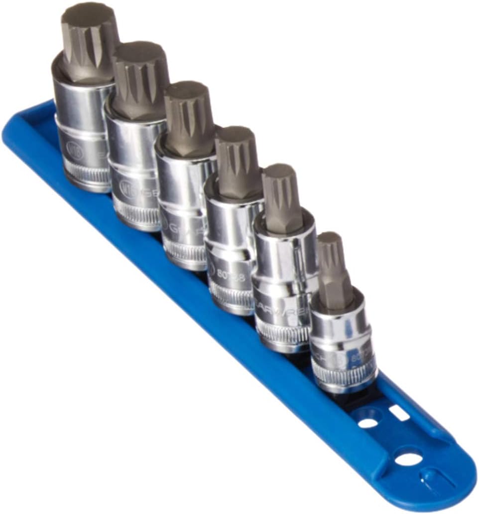 Automotive 3/8" & 1/2" Drive Metric Stubby Triple Square Socket Set