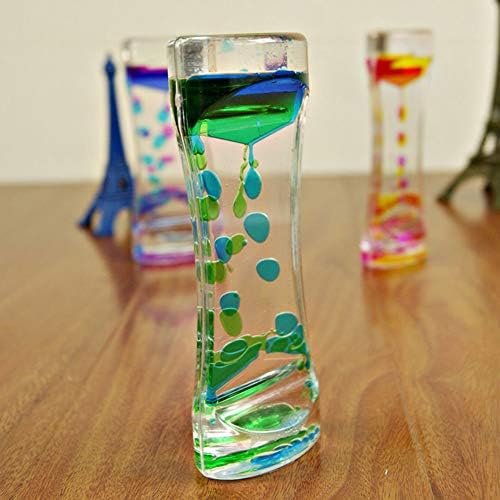 Flybuild Liquid Motion Timer Bubbler for Sensory Play, Fidget Toy for Play, Fidgeting, Captivating Distraction Green