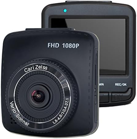Acumen HD 1080P Dash Cam, Suction Dash Cameras for cars and trucks with Night Vision, Dashboard Camera Car Driving Recorder DVR, Car DVR, Cigarette Lighter Charger, G Sensor, Loop Recording