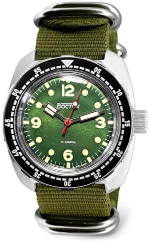Amazon.com: Vostok | Amphibia 120697 Automatic Self-Winding Diver