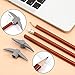 Chinco 24 Pieces Pickaxe Pencils Eraser Set Funny Eraser Topper Pencils Bulk with Axe Shape Erase for Back to School Supplies Students Gifts