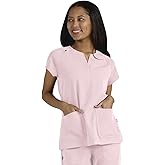 KOI Next Gen We Have Heart Women's 3-Pocket Scrub Top