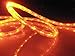 10Ft Rope Lights; Orange (Deep Amber) LED Rope Light Kit; 1.0