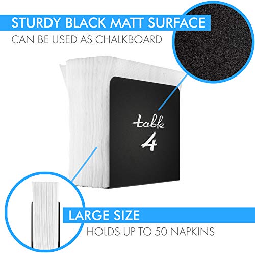 Rustic Napkin Holder Black Metal Napkin Holders For Tables Kitchen
