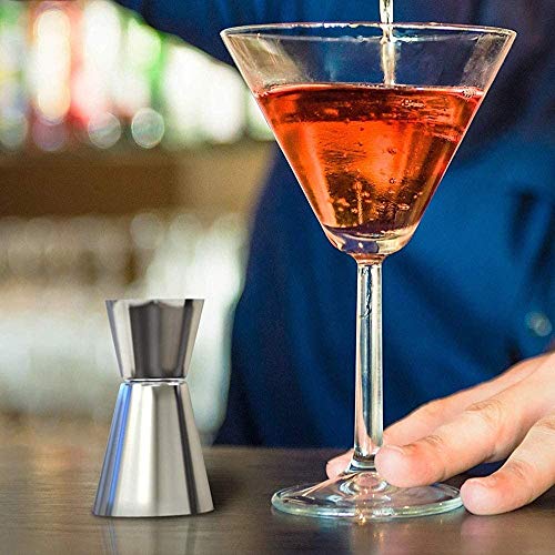 LKNJLL Cocktail Shaker-Werkzeug-Set, 5-teiliges Premium-Bar-Werkzeug-Set, Edelstahl Barware Kit, for Getränke zu Hause… – Bild 5