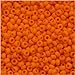 Toho Round Seed Beads 11/0 #42DF 'Opaque Frosted Cantelope' 8 Gram Tube