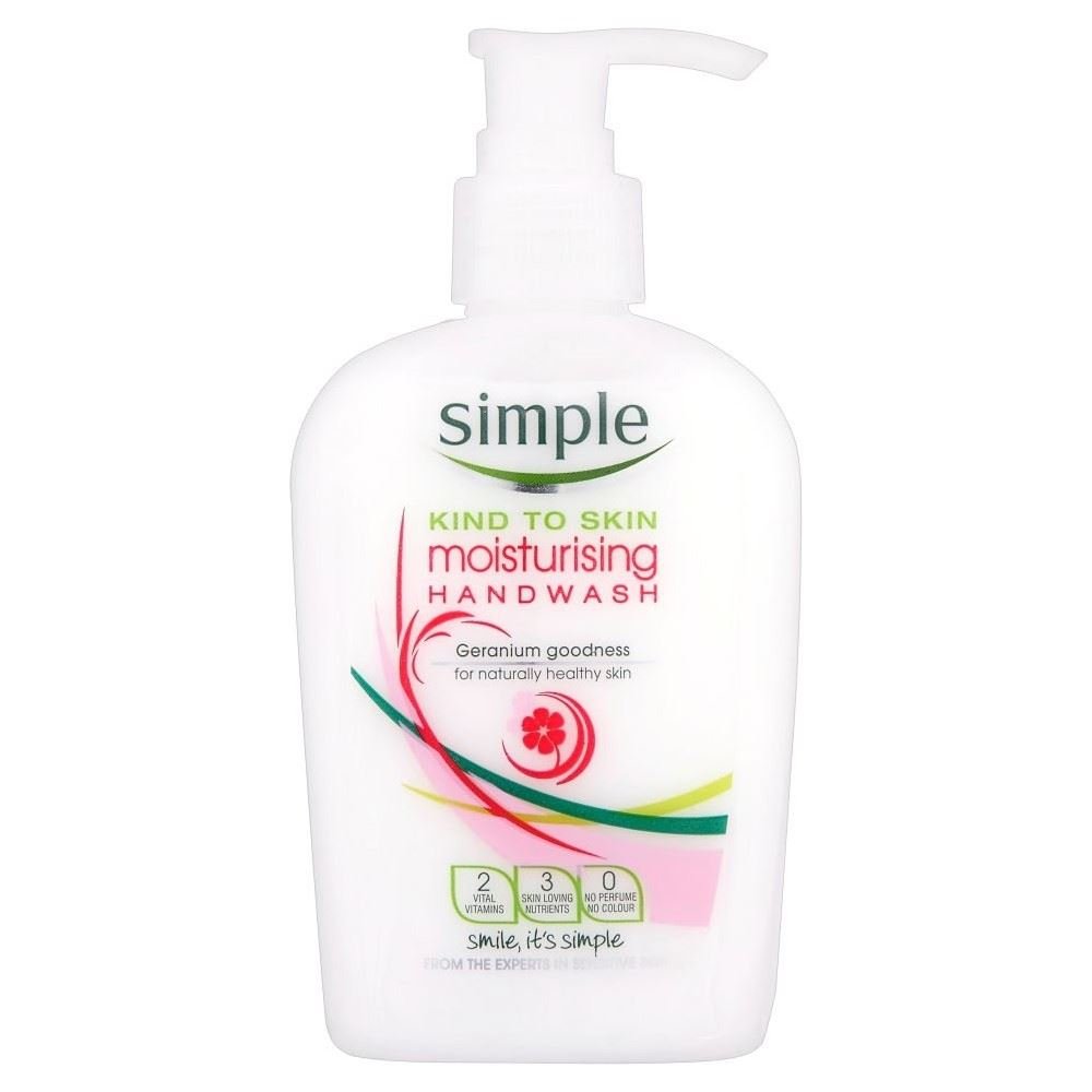 simple moisturising hand wash
