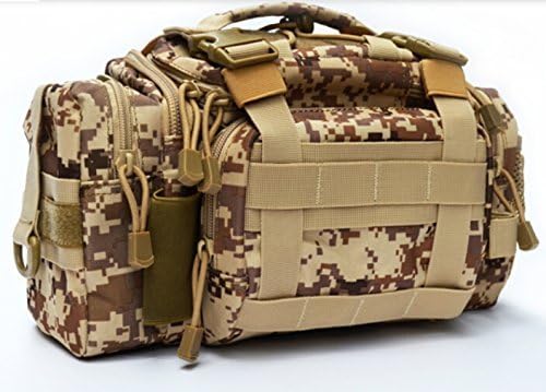 Elecbank Lure Versatile Tackle Pack Outdoor Bag Mutifunction Pockets Lures Fishing Packages (desert pattern)
