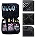 Q Dream Portable Travel Makeup Bag Makeup Organizer Case Mini Makeup Train Case With Adjustable Dividers(Style02)