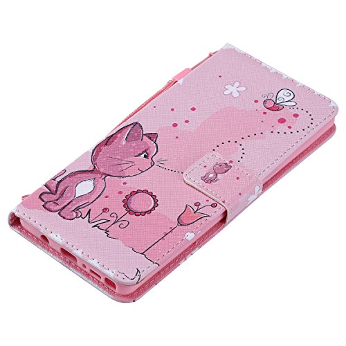 image for Galaxy Note 8 Wallet Case -MOONESS Embossing Fashion Floral PU Leather