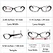 Reading Glasses 4 Pack Black Red Tortoise & Grey _ Always have a Stylish Look & Crystal Clear Vision When You Need It! _ Comfort Spring Arms & Dura-Tight Screws _ 100% Guarantee + 2.00