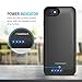 Maxboost [Atomic Power] 5000mAh Battery Case Compatible with iPhone 8 and iPhone 7 Battery Case Charger Rechargeable Extended Power Case[Apple MFi Certified] (Black)