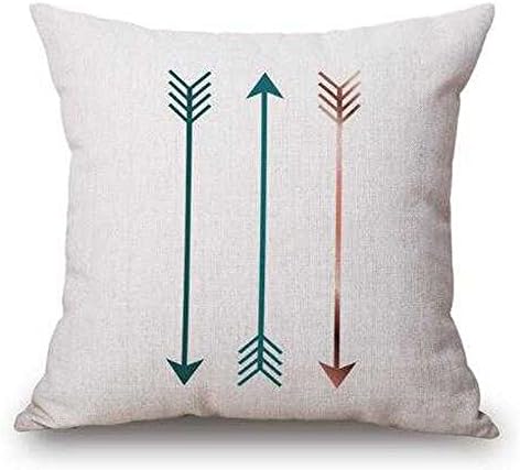 Feather Arrow Magic squares Cotton Linen Throw Pillow Case Cushion Cover Home Sofa Decorative 18 X 18 Inch ¡­ (10)