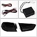 Pair Sequential LED Turn Signal 3D Bar Tail Light Brake Lamp Compatible with 08-17 Lancer/EVO X Sedan Smoke Lens