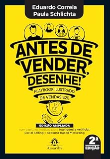 Livro Antes de vender, desenhe!: playbook ilustrado de vendas B2B