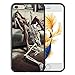 iPhone 6S Plus Case, Customized Black Soft Rubber iPhone/Apple 6/6S Plus Case Ballet Sexy Girl and Skull