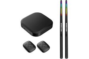 Air Drumsticks, Portable Electronic Drum Set, Virtual Drum Sticks, 8 Tones, 3D Motion Sensing RGB, Drummer's Gift
