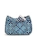 Vera Bradley Women's Cotton Little Crossbody Purse, Cuban Tiles, One Size
