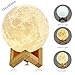 HeyMate 3D Printing Lunar Lamp Touch Control Night Light as Kids Women Girls Gift,Large ! 5.9