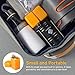 Etekcity Ultralight Portable Outdoor Backpacking Camping Stove with Piezo Ignition (Orange, 1 Pack)