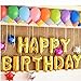 Cute Gold Alphabet Letters Balloons Happy Birthday Party Decoration Aluminum Foil Membrane Ballon