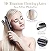 MARNUR Professional Hair Straightener Flat Iron Straightening Hair Ceramic Titanium Ion Plates Adjustable Temp Travel Size Dual Voltage 1 inch.