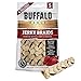 Buffalo Range Rawhide Dog Treats | Healthy, Grass-Fed Buffalo Jerky Raw Hide Chews | Hickory Smoked Flavor | Jerky Braids, 5Count