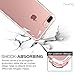SZJJX iPhone 6/6s Clear Case Slim Soft Flexible TPU Bumper Hard Case for Apple iPhone 6/6s Shock Absorbing Scratch Resistant Frame Cover Protector with Protective Caps 4.7 inch