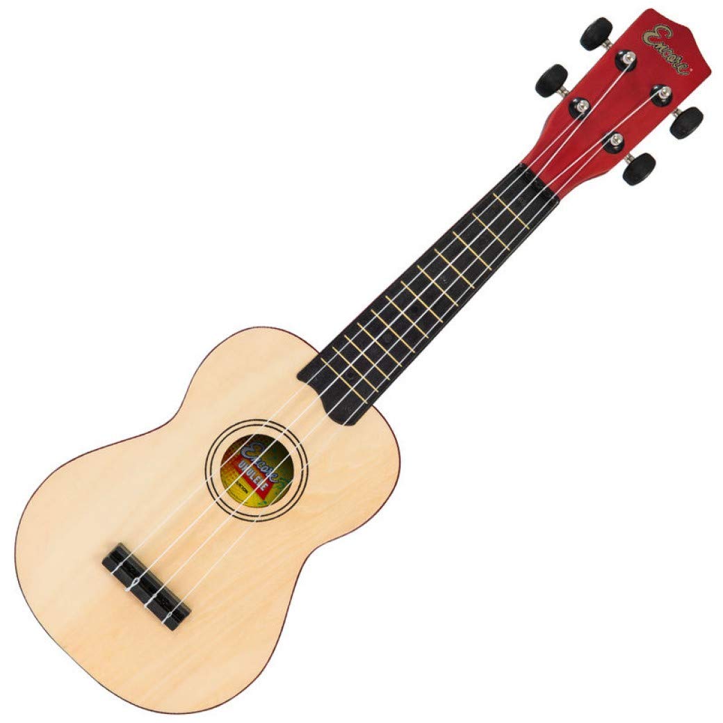 Encore EUK10N Kids Beginner Ukulele - Natural | Soprano Starter Instrument for Young Musicians | Ideal for Beginners & Students