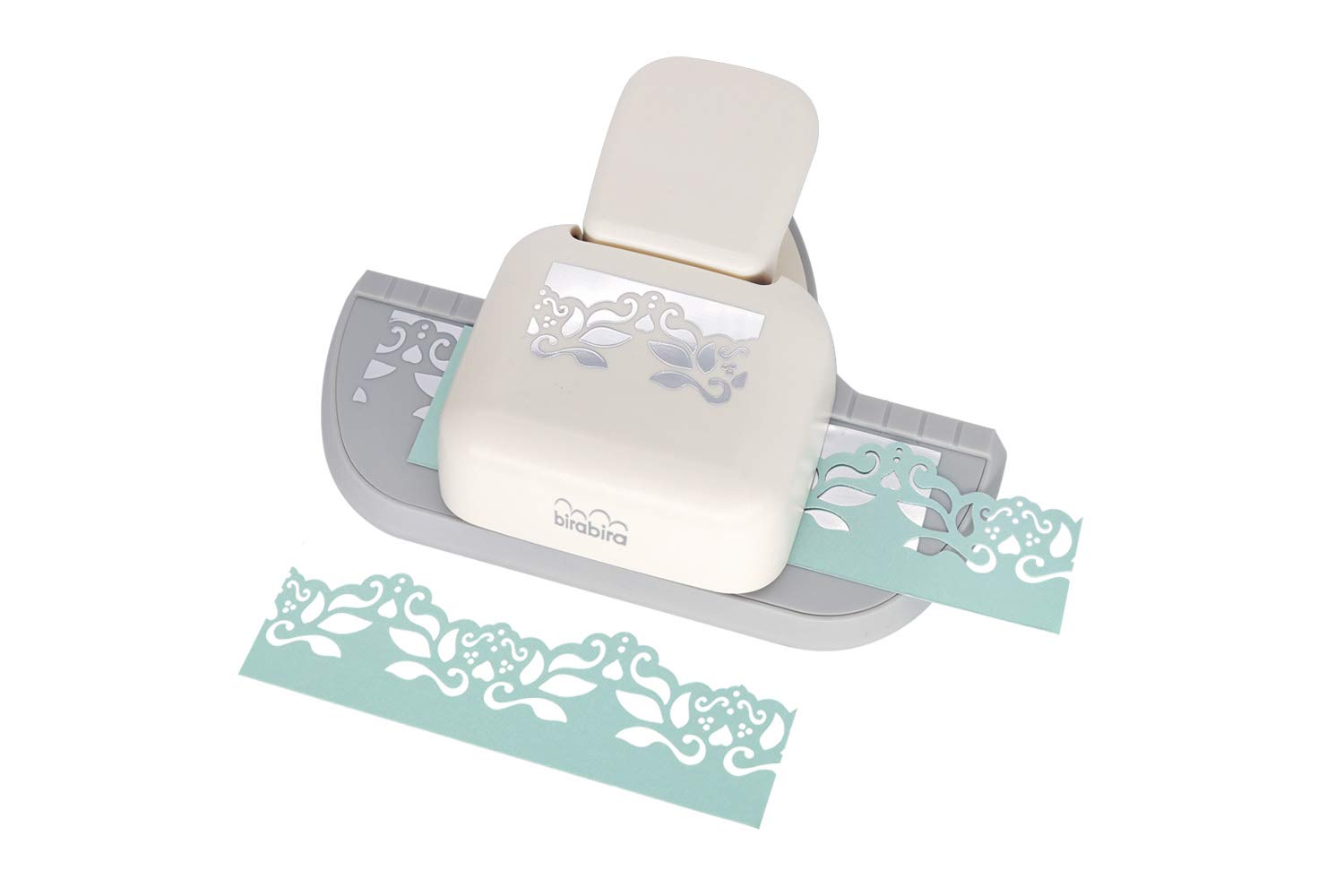 Bira Deep Edger Border Craft Punch, Valentine Day Punch, for Scrapbooking Cards Arts (Heart-2)