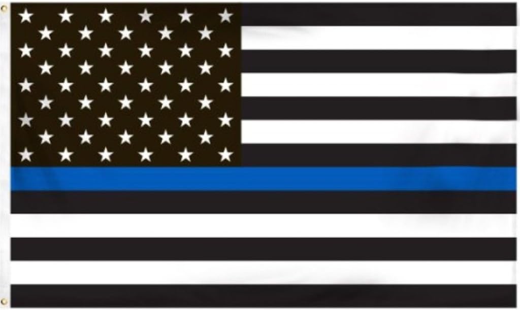 Naf Las Importaciones Thin Line La Bandera Americana Color Azul Amazon Es Jardin