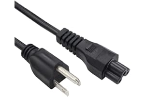 Long 3 Prong AC Laptop Power Cord Cable for Dell IBM Hp Compaq Asus Sony Toshiba Lenovo Acer Gateway Notebook Computer Cable 