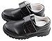 QHamThim Boys Leather Oxford Black School Uniform Outdoor Dress Shoe(Toddler/Little Kid/Big Kid)