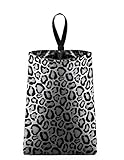 Auto Trash (Grey and White Snow Leopard) by The Mod Mobile - litter bag/garbage can for your car