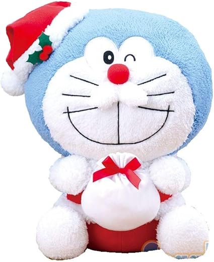 Amazon セガ ドラえもん メガジャンボ サンタコスチューム ぬいぐるみ 28cm サンタ クリスマス ぬいぐるみ ホビー