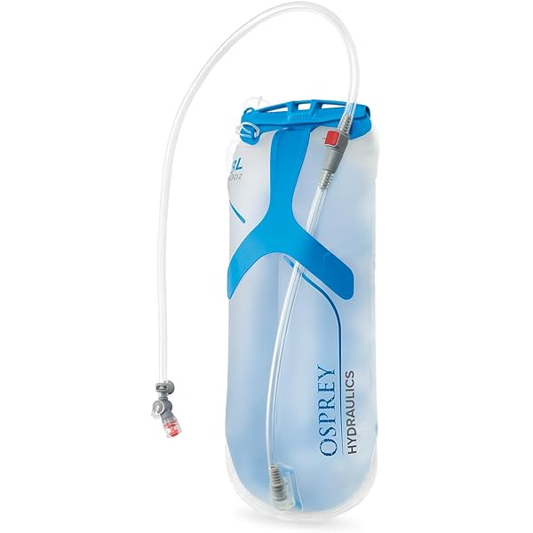 Osprey Hydraulics Backpack Water Reservoir with Bite Valve - BPA-Free, Leakproof Hydration Bladder with QuickConnect and Slide-Seal