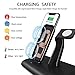 Charging Stand Compatible iPhone Apple Watch, Wireless Charger Dock Station Holder, Support XS/XS Max/XR/X/ 8 Plus & S9 Plus/ Note8, Fit Apple Watch Series 4/3/2/1 (Not Include Apple Watch Cable)