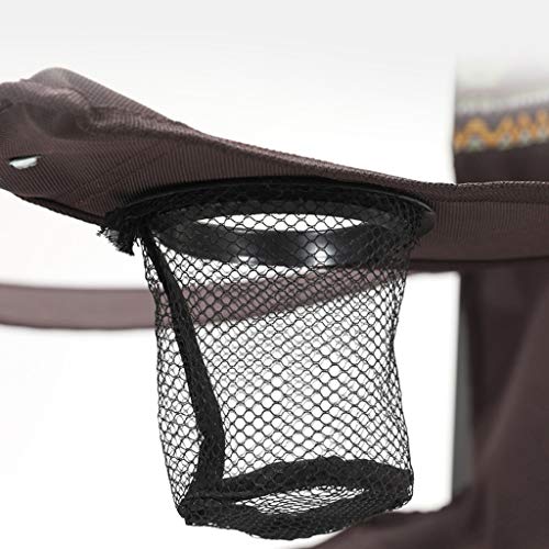 CATRP Marke Im Freien Camp-Stuhl Mit Getränkehalter Und Pocket Falten Heavy Duty Hoch Zurück Angelsitz – Bild 5