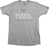 School Is Important But Baseball Is Importanter | Funny Sports Unisex T-Shirt
