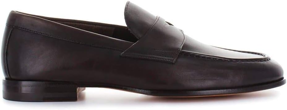 Santoni Luxury Fashion Mens MCNC13903LA1SGTQT60 Brown Loafers | Fall Winter 19
