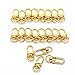 MW Model Worker 20PCS Swivel Trigger Lobster Claw Clasps Handbag Chain Buckles Bag Belting Pets Dog Chain Connector(Gold)