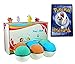 Pokemon Bath Bombs for Kids with Surprise Toy Inside, Pokebomb Gift Set - Lush Shea Butter - Fizzies for Bath Time Fun - For Girls and Boys Free Pokemon Card Included (6 Pack - Colorful)