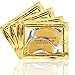 ACE BEAUTY 16-pair Crystal Collagen Gold Powder Eye Mask - Luxury Skin Care 24K Gold Eye Patches for Dark Circles - Anti-Aging and Wrinkle-Free Skin - Rejuvenated Younger Looking Eyes