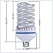 OUYIDE Spiral LED Corn Light Bulbs 180 Watt Equivalent 20W Daylight 6000K E26 E27 Medium Screw Base